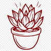 Stunning Desert Plant In SVG For Free Download