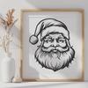 Santa In SVGs - Free Commercial Use License