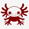 Axolotl Digital Drawing In DXF File Format For Free Download