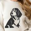 Beautiful Beagle In DXF Format