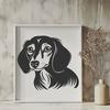 Dachshund In DXF File Format