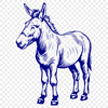 Free Free Donkey Clip Art