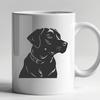 Free Labrador Retriever In DXF Format