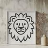 Unique Lion - For Craft Project