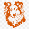 Free Unique Shetland Sheepdog Template