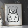 Polar Bear SVG, PNG, PDF And DXF Files