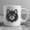 Pomeranian In SVG, PNG, PDF And DXF Files