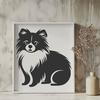 Stunning Pomeranian In SVG Format