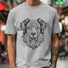 Ornate Australian Shepherd Vector Image In PNG For Free Download