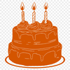 Artistic Birthday Cake SVG - For Sublimation Project