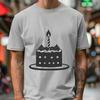 Birthday Cake In DXF Format - Free Digital Download, Commercial Use