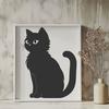 Stunning Sitting Cat - DXF