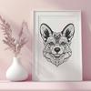 Stunning Animal DXF Free Download, Commercial Use