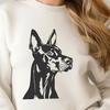 Unique Doberman Pinscher - Sublimation SVG