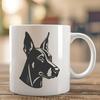 Stunning Doberman Pinscher - DXF Format