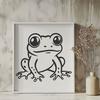 Stunning Frog In SVG - Free Download