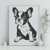 Cute Dog Printable Artwork In PDF For Free Download