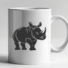 Free Artistic Rhino - Free PNG Download, Commercial Use