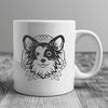 Ornate Shetland Sheepdog Artwork