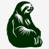 Creative Sloth Clipart - Free PDF