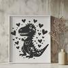 Beautiful Baby Dinosaur Digital Artwork