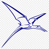 Beautiful Pteranodon SVG, PNG, PDF And DXF Files