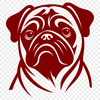 Unique Dog Vector Drawing PNG - Free Download