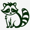 Racoon In PDF Format - Free Digital Download, Commercial Use