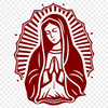 Artistic Virgin Mary Vector Illustration