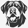 Dog Vector Illustration In SVG, PNG, PDF And DXF File Formats