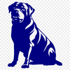 Artistic Rottweiler Digital Drawing - Free SVG