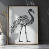 Creative Flamingo - Laser Cutter PNG