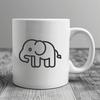 Unique Elephant Vector Craft File