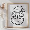 Unique Father Christmas In SVG - Free Download