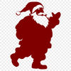 Standing Santa Claus SVG