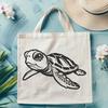 Stunning Sea Turtle - Craft SVG