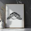 Free Sea Turtle - SVG For Commercial Use