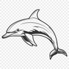 Artistic Dolphin In PNG - For Free Download, Commercial Use