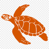 Beautiful Sea Turtle Digital Artwork