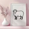 Stunning Sheep In SVG Free Commercial Use Download