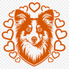 Beautiful Shetland Sheepdog Design