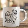 Beautiful Shetland Sheepdog In DXF - Free Download