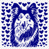 Artistic Shetland Sheepdog - SVG For Commercial Use