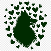 Free Artistic Shetland Sheepdog Stencil