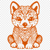 Artistic Shiba Inu Illustration