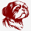 Artistic Shih Tzu In SVG & DXF