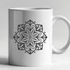 Artistic Snowflake In SVG, PNG, PDF And DXF File Formats - Free