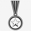 Free Medal Stencil In SVG For Free Download