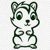 Free Stunning Squirrel - Free SVG Download, Commercial Use