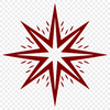 Creative Star PNG - For Christmas Project